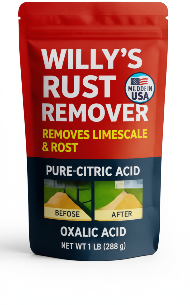 Willy’s Rust Remover (Oxalic + Citric Acid)
