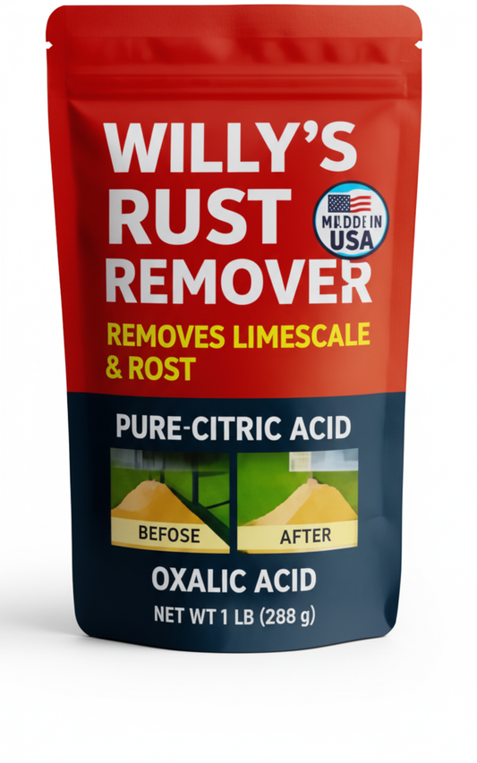 Willy’s Rust Remover (Oxalic + Citric Acid)