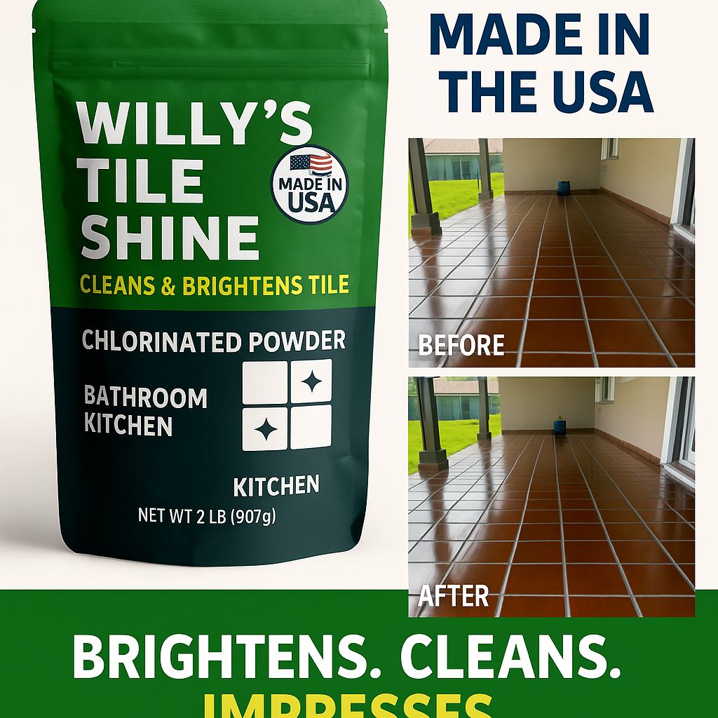 Willy’s Tile Shine (Chlorinated Powder)