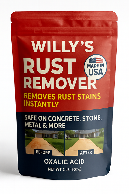 Willy’s™ Oxalic Acid – Erase Rust in Minutes