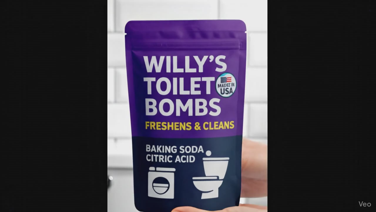 Willy’s Toilet Bombs (Baking Soda + Citric Acid)
