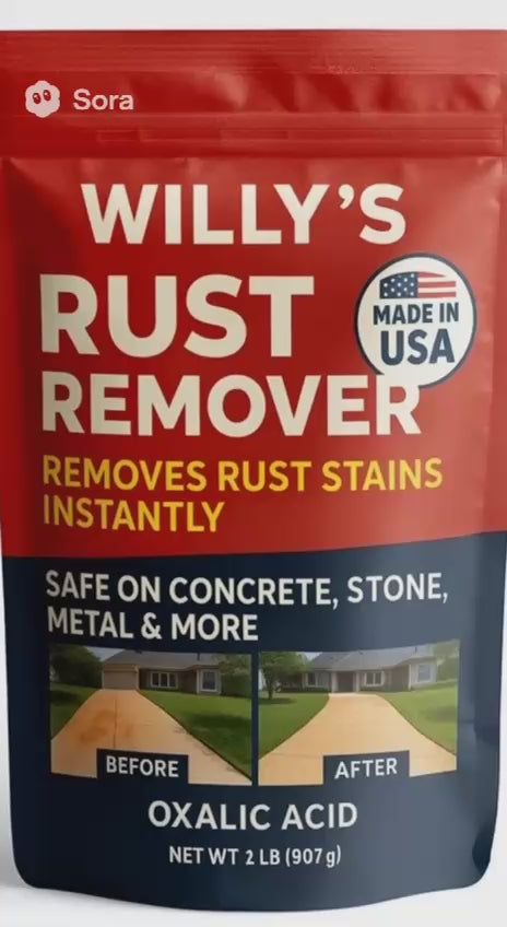 Willy’s Rust Remover (Oxalic + Citric Acid)